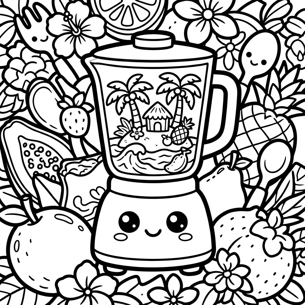 Rainbow inside a smiling jar, a great thick line coloring pages printable.